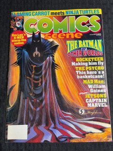 1991 COMICS SCENE Magazine #21 FN+ 6.5 Jim Lee X-Men / Flaming Carrot TMNT