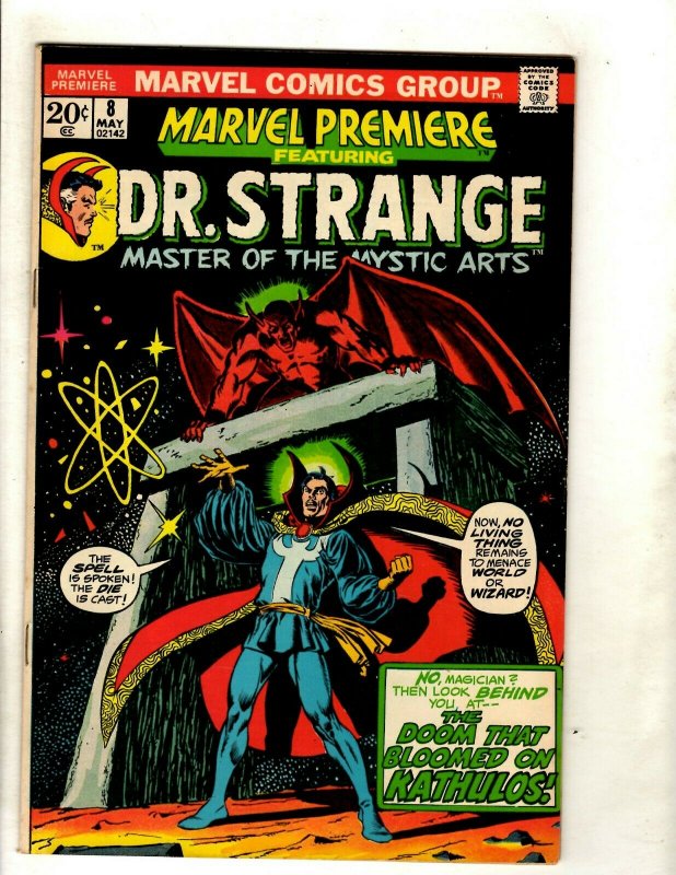 Marvel Premiere # 8 VF Comic Book Feat. Dr. Strange Master Mystic World RS1