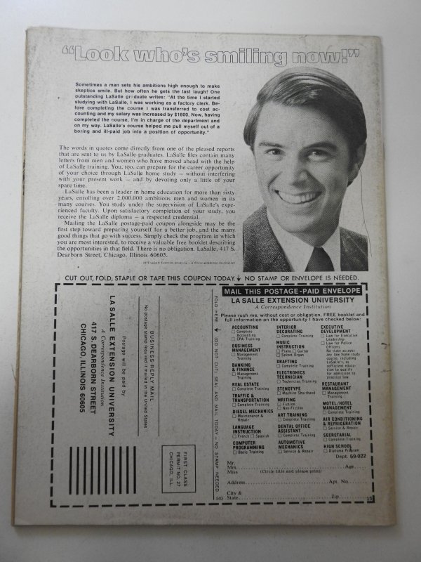 Savage Tales #7 (1974) GD/VG Condition 1 1/2 in cumulative spine split