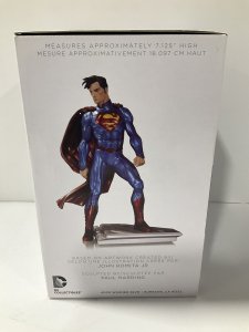 SUPERMAN MAN OF STEEL JOHN ROMITA JR STATUE LIMITED 1823/5200 W/BOX  