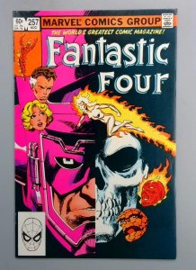 Fantastic Four #257 NM- Death of Empress R''Klll Marvel 1983 JR1