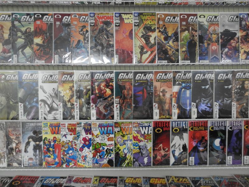 Huge Lot 130+ Comics W/ G.I. Joe, Wonder Woman, Ghost Spider, +More! Avg VF+