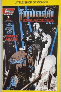 The Frankenstein Dracula War #1, #2, #3 Set 1995 Topps Comics Roy Thomas