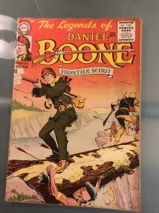 THE LEGENDS OF DANIEL BOONE Frontier Scout #1; DC comics Gd/VG, TV western