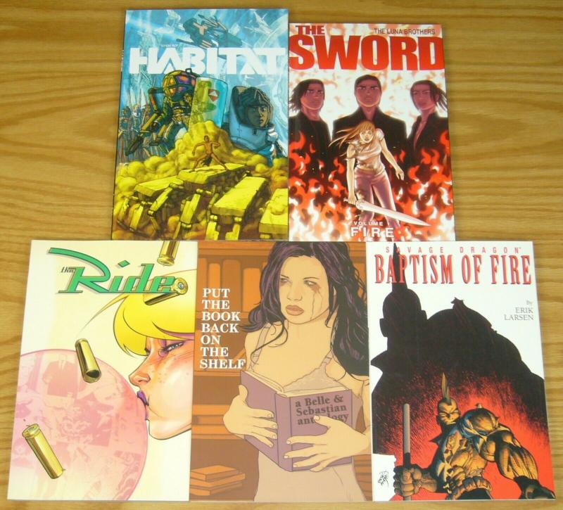 Lot of (5) Image TPBs - savage dragon - the ride - the sword (value: $72.91)