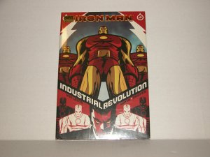 IRON MAN: INDUSTRIAL REVOLUTION BOOK + ARMORED ADVENTURES DVDS - FREE SHIPPING