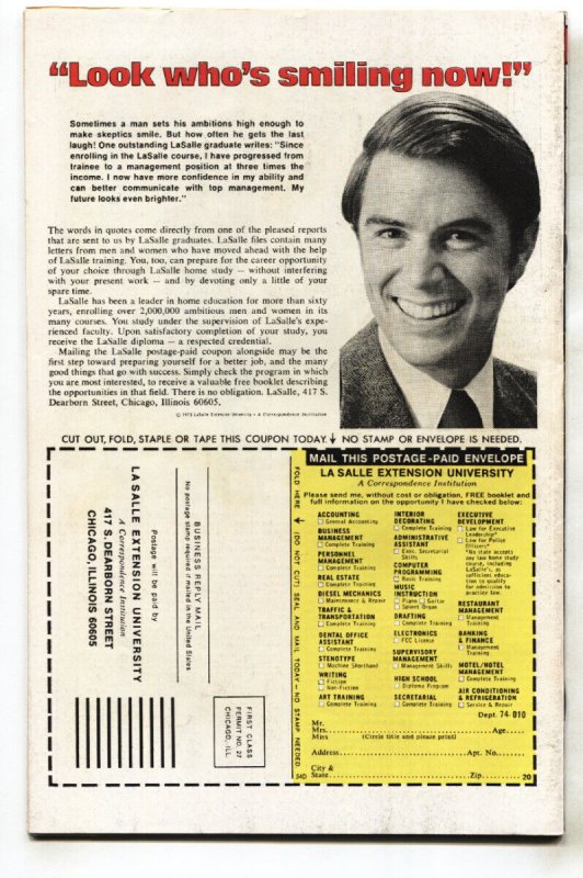 The Invaders #5--1975-- comic book--Marvel --Red Skull