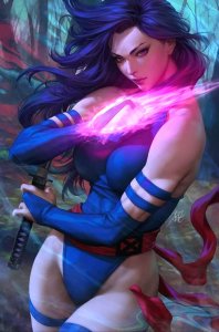 Psylocke #1 WoW! Artgerm 1:100 HTF VIRGIN PRESALE 11/13/24 X-Men