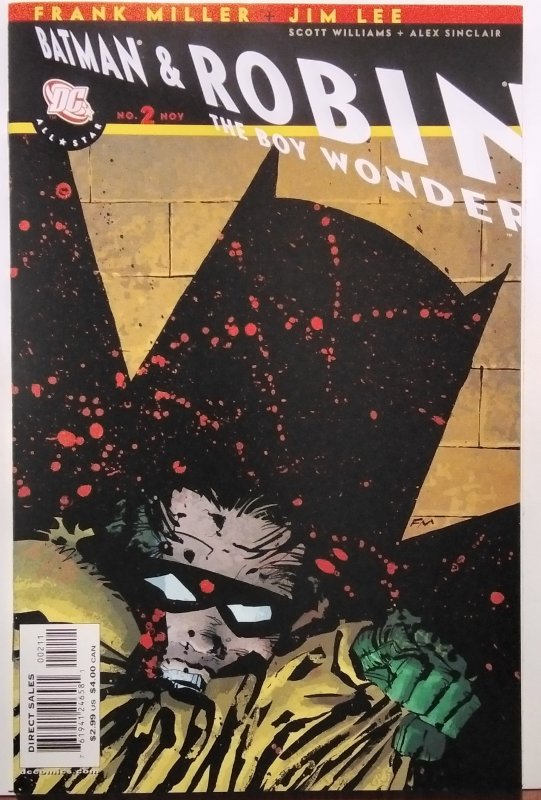 All Star Batman & Robin, The Boy Wonder #8 Jim Lee / Scott Williams Cover (2008)