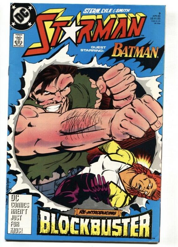 STARMAN #9-1st appearance of Blockbuster 1989 COMIC BOOK