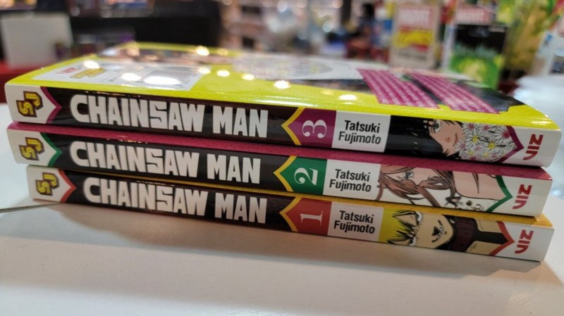 Comics Book English Chainsaw Man Manga Complete Box Set Including