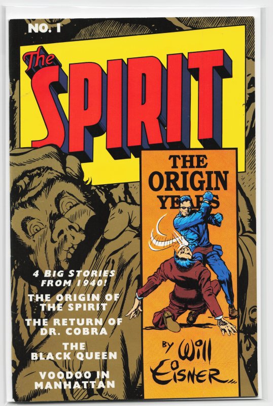 The Spirit: The Origin Years #1 (1992) The Spirit