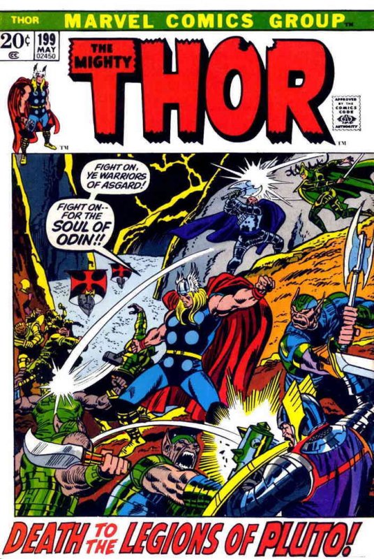 Thor #199 FAIR ; Marvel | low grade comic Pluto vs Hela May 1972
