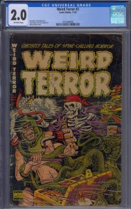 WEIRD TERROR #2 CGC 2.0 HENRY KIEFER PRE-CODE HORROR