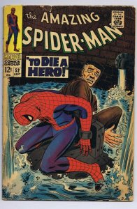 Amazing Spider-Man #52 ORIGINAL Vintage 1967 Marvel Comics 1st Joe Robertson