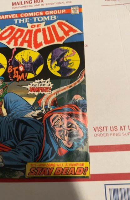 Tomb of Dracula #15 (1973)How long can he stay dead? Dracula!