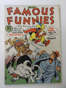 Famous Funnies #97 (1942) GD/VG Condition moisture stain