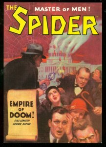 THE SPIDER #5- PULP REPRINT-EMPIRE OF DOOM 2/34-PULP VF/NM