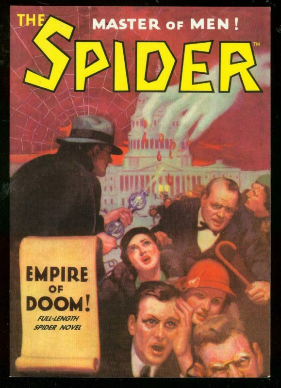 THE SPIDER #5- PULP REPRINT-EMPIRE OF DOOM 2/34-PULP VF/NM