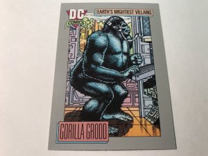 GORILLA GROOD #96 card : DC IMPEL Series 1 1991 NM/M, Flash villain