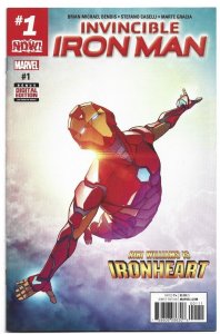 Invincible Iron Man #1 Marvel Comics 2016 Caselli Riri Williams Ironheart