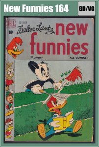 New Funnies 164 (1950) GD/VG Golden Age Dell comic