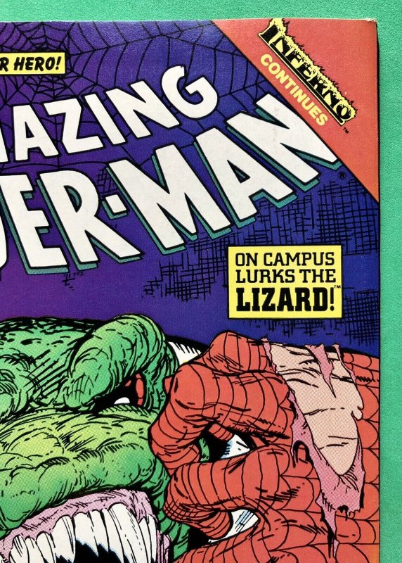 Amazing Spider-Man #313 (1989) Lizard Appearance Todd McFarlane Cover & Art 