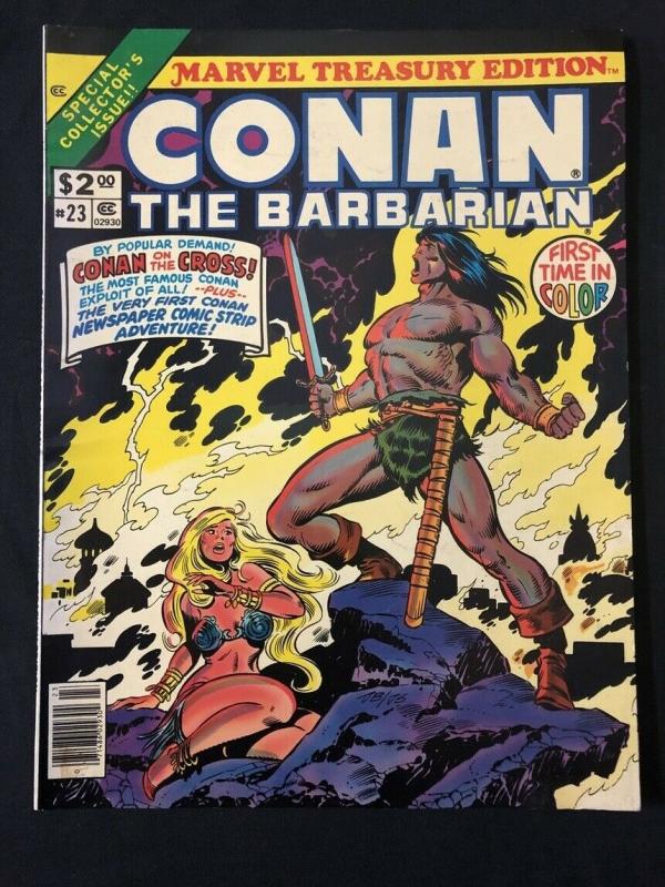 Marvel Treasury Edition Conan The Barbarian #23 1979-FN