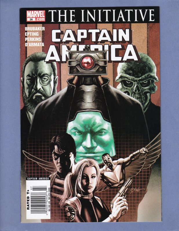 Captain America #26 NM Newsstand Edition HTF Marvel 2007