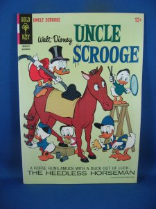 UNCLE SCROOGE 66 VF   BARKS THE HEEDLESS HORSEMAN 1966