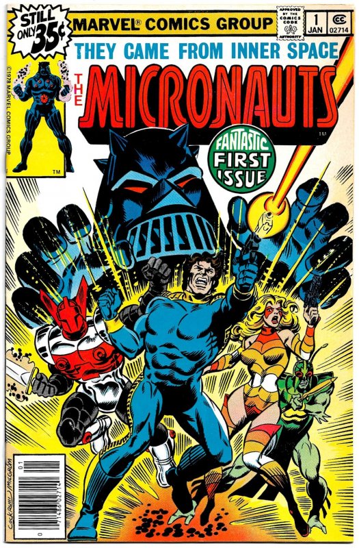 MICRONAUTS #1 (Jan1979) 9.0 VF/NM *From Toy Line to Top Seller! Mantlo - Golden!