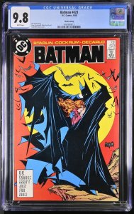 RARE Batman 423 CGC 9.8 3rd Print Todd McFarlane Cover Art DC Comics 1988 HTF