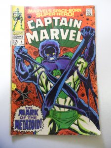Captain Marvel #5 (1968) VG Condition
