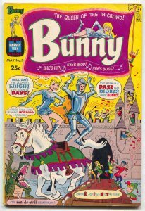 Bunny #9 1969-Giant issue-Hip Mod Harvey Teen FN-