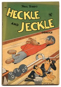 Heckle and Jeckle #10-bowling cover- funny animals VG+ 