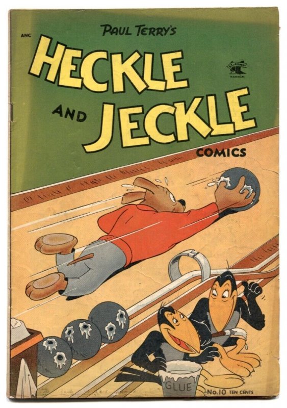 Heckle and Jeckle #10-bowling cover- funny animals VG+