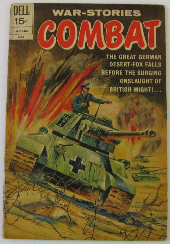 Combat #31 (Apr 1971, Dell), VG (4.0), British raid behind Rommel's lines 