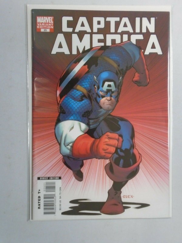 Captain America #25 B Variant cover 8.0 VF (2007 5th Series)