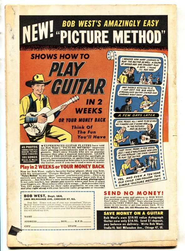 Tim Holt #15-COMIC BOOK- 1950--5th Ghost Rider- ME Golden Age Western