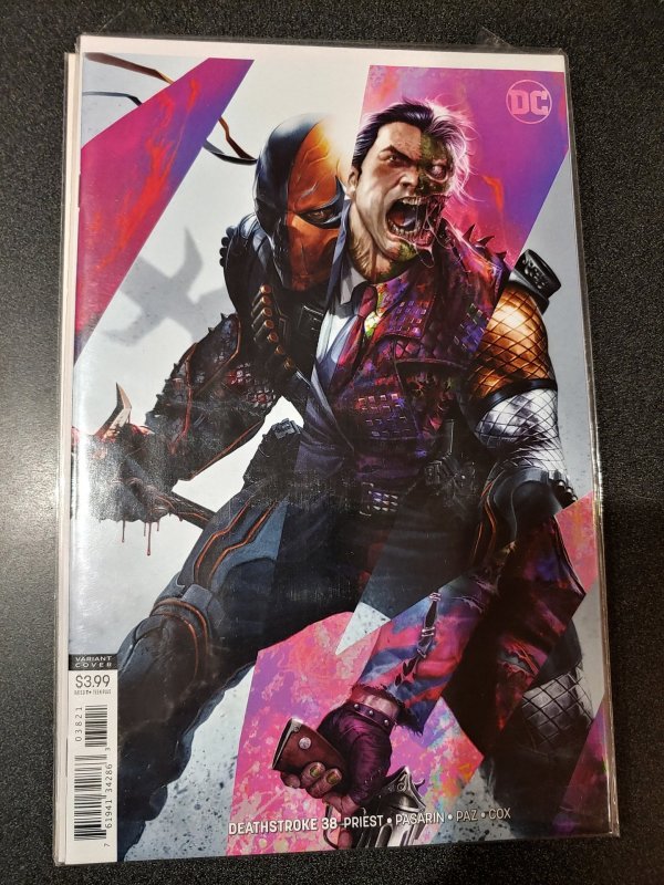 Deathstroke #38 DC Universe Comics Francesco Mattina Variant Cover