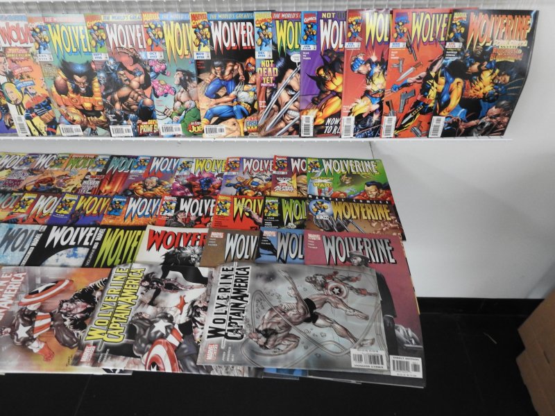 Huge Lot of 180+ Comics W/ All Wolverine! Avg. FN- Condition!