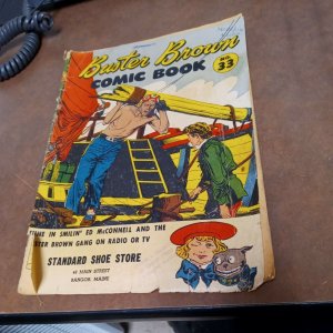 Buster Brown Comics #33-1953 golden age promo Brown Shoe Company Reed Crandall