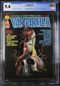 Vampirella 39 Cgc 9.4 1975 Warren Ow/w Pages