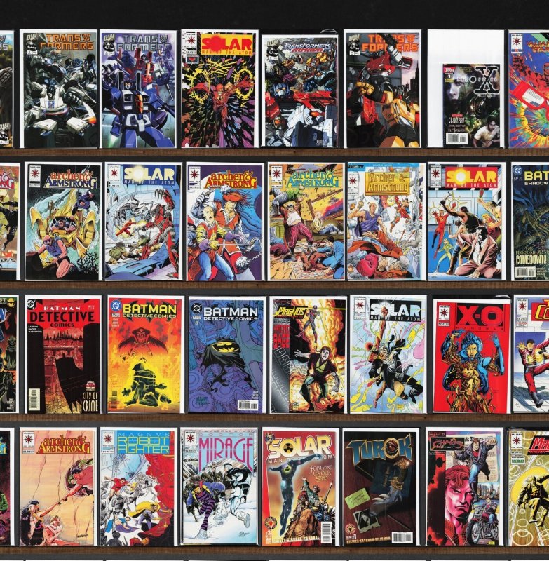 Huge Lot 150+ Comics with Archer & Armstrong, Detective Comics, Batman & More!
