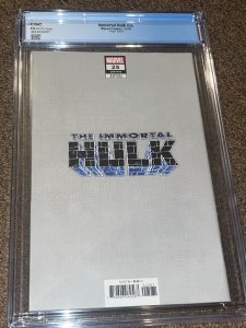 Immortal Hulk 25 (2019), 1:500 Alex Ross Virgin Variant Cover, Graded 9.8