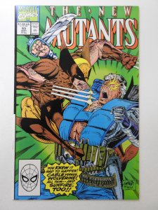 The New Mutants #93  (1990) Killer Cover! Beautiful NM- Condition!