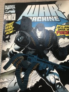 WAR MACHINE #4 Newsstand : Marvel 7/94 Fn; hard to find MCU, early