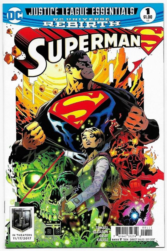 Justice League Essentials Superman Rebirth #1 (DC, 2017) NM