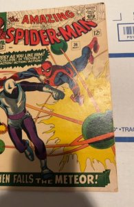 The Amazing Spider-Man #36 (1966)when falls the meteor- the looter