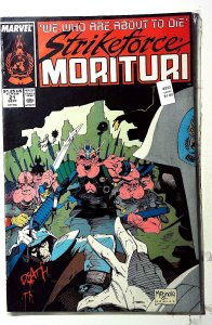 Strikeforce: Morituri #21 (1988) Marvel Comics 1st Print Comic Book
